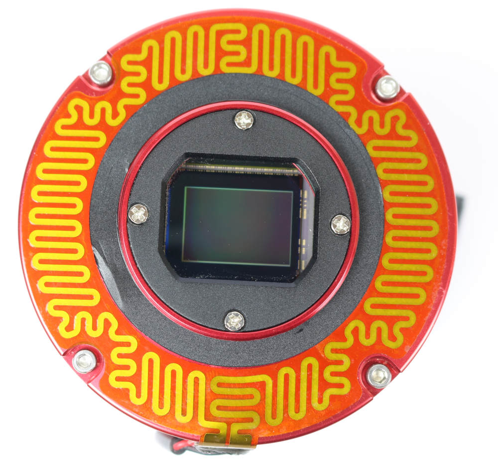 Camera sensor and heater