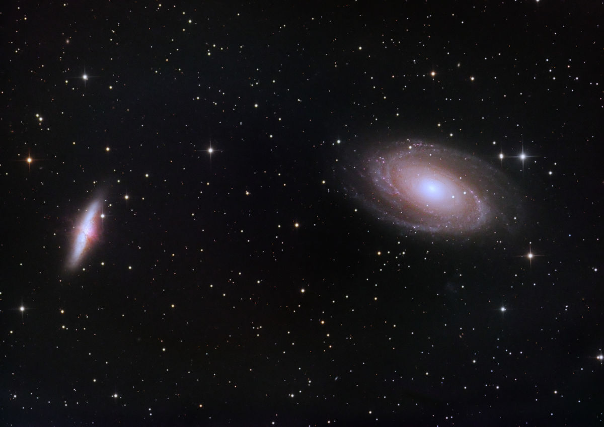 M81 - Bodes Galaxy &amp; M82 - Cigar Galaxy